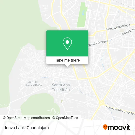 Inova Lack map