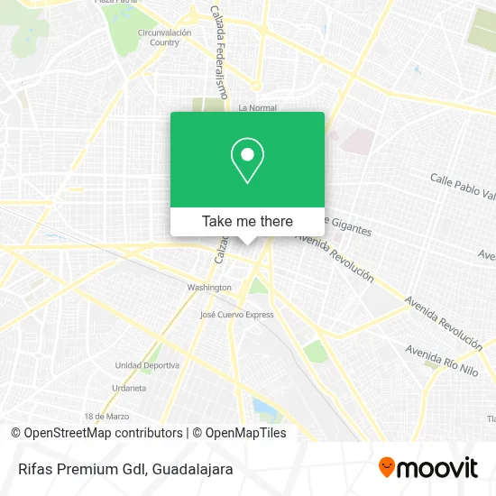 Rifas Premium Gdl map
