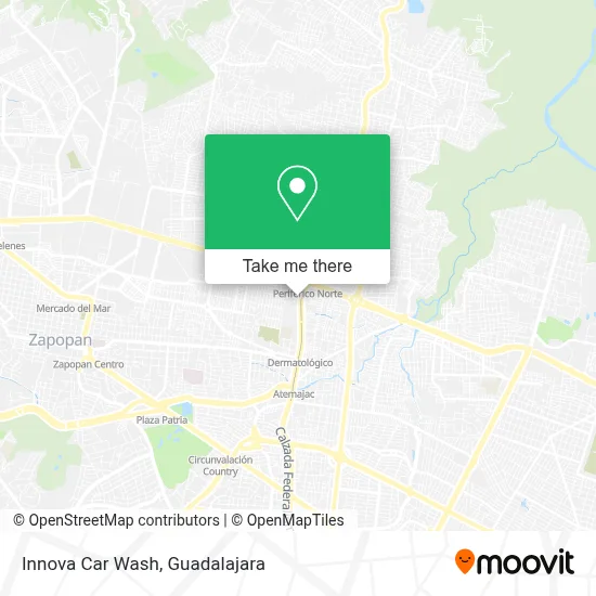 Innova Car Wash map