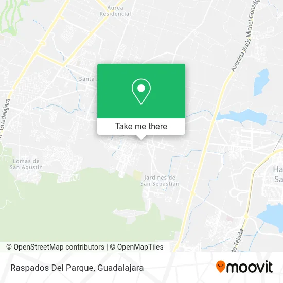 Raspados Del Parque map