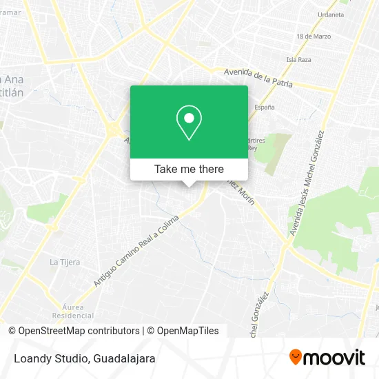 Loandy Studio map