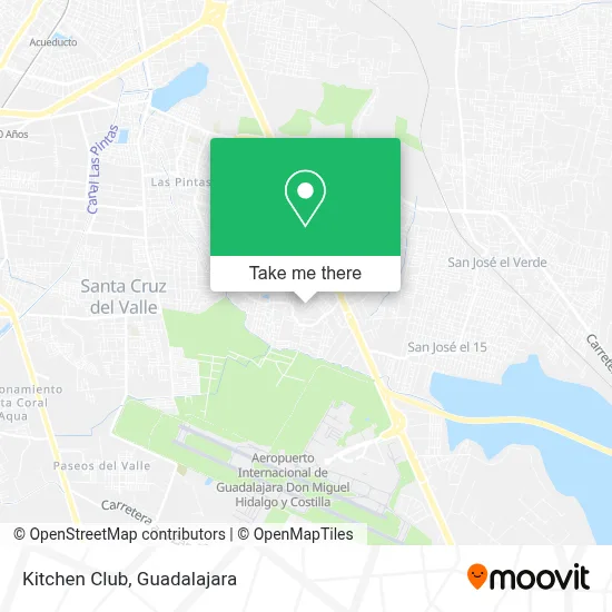 Kitchen Club map