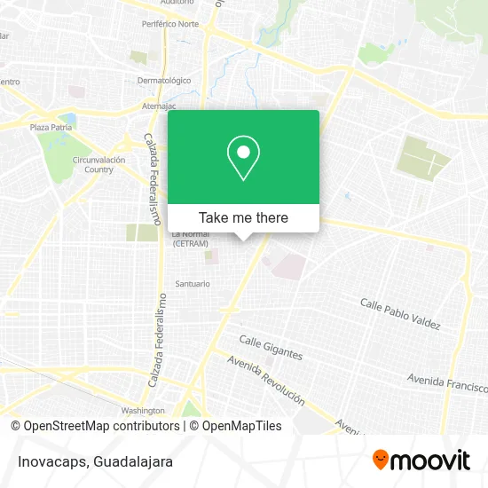 Inovacaps map