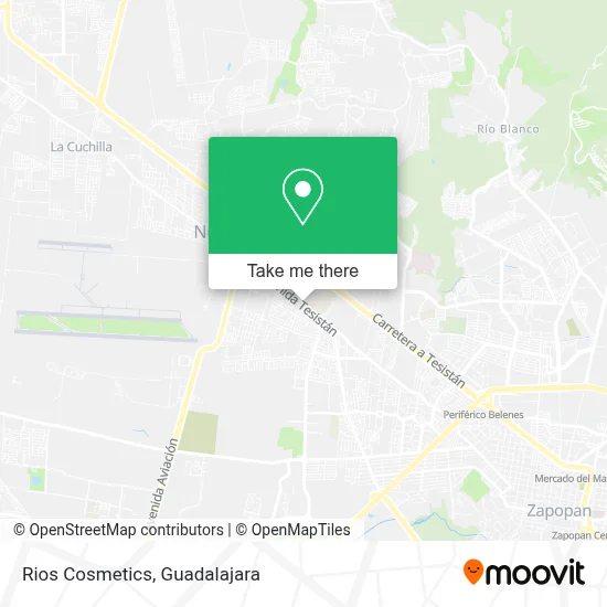 Rios Cosmetics map