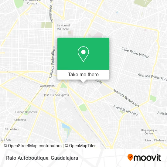 Ralo Autoboutique map