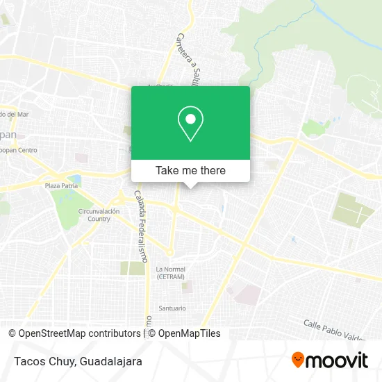Tacos Chuy map