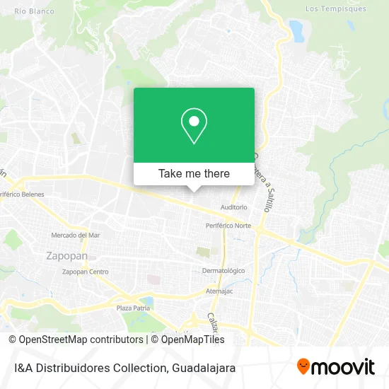 I&A Distribuidores Collection map