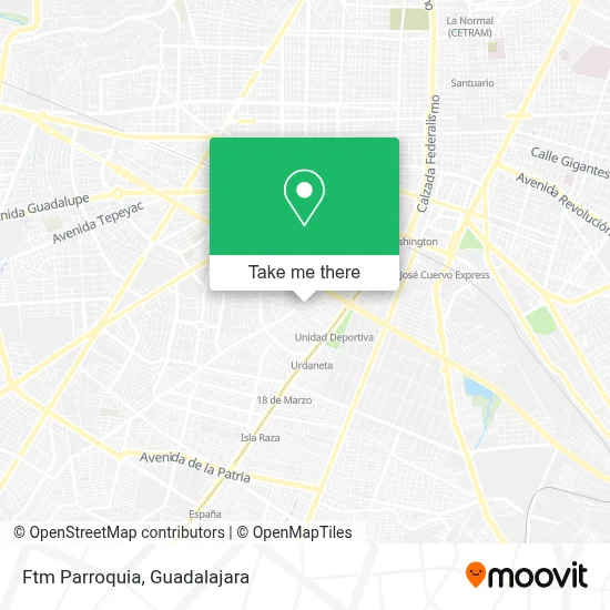 Ftm Parroquia map