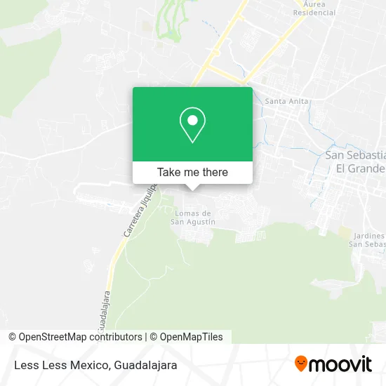Less Less Mexico map