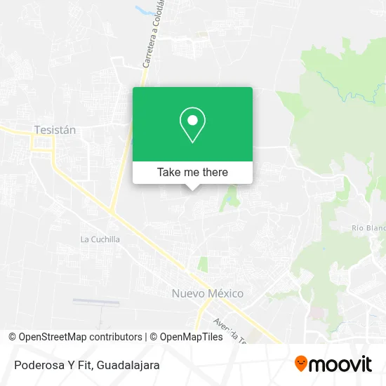 Poderosa Y Fit map
