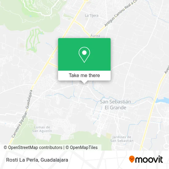 Rosti La Perla map
