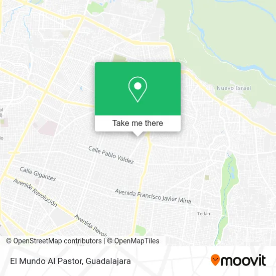 El Mundo Al Pastor map