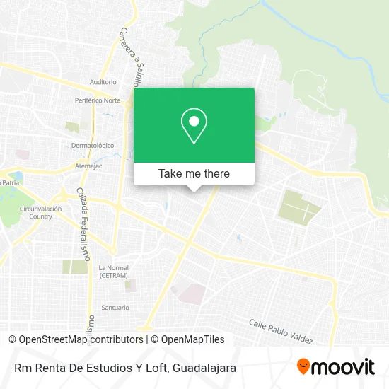 Rm Renta De Estudios Y Loft map