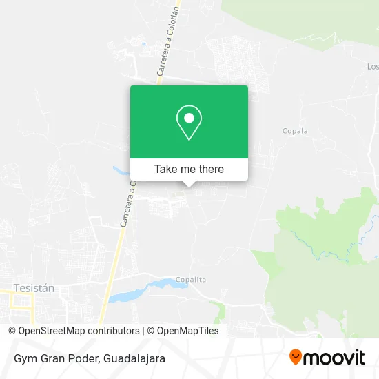 Gym Gran Poder map