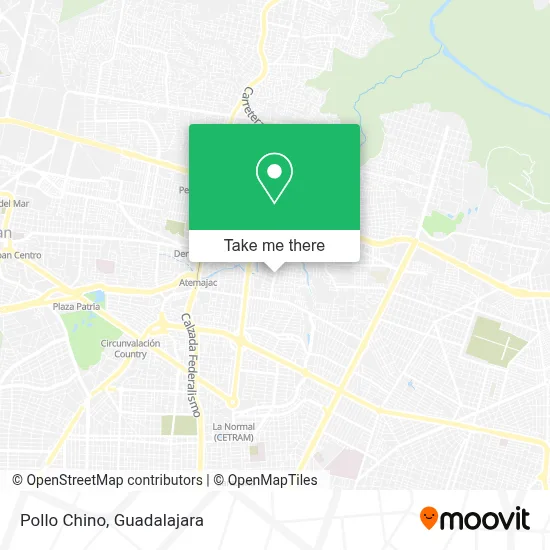 Pollo Chino map