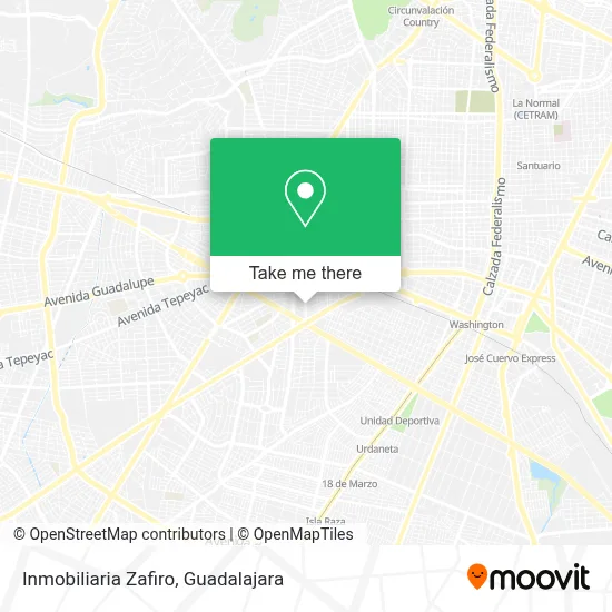 Inmobiliaria Zafiro map