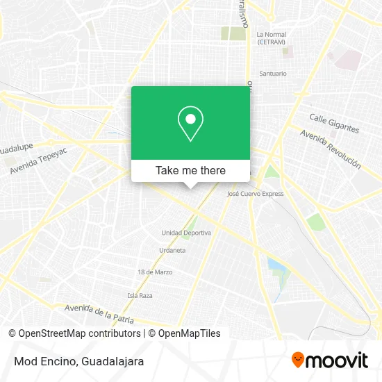 Mod Encino map