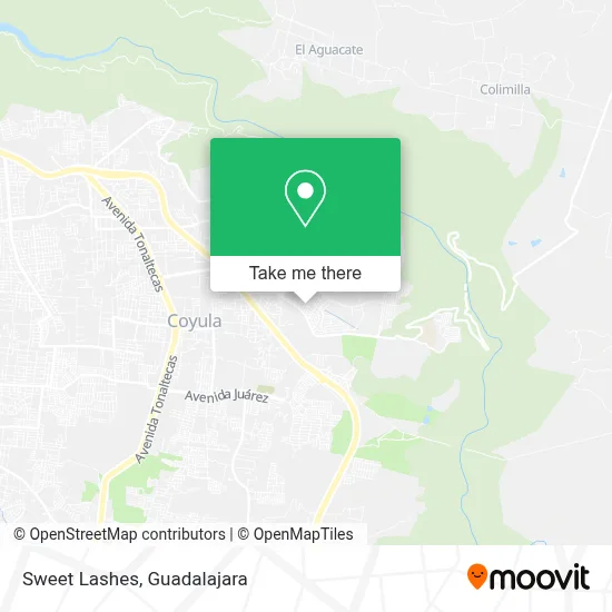 Sweet Lashes map