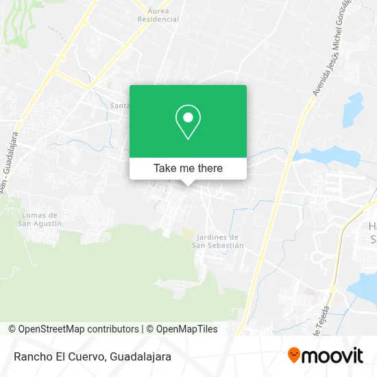 Rancho El Cuervo map
