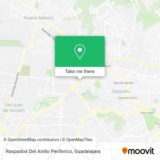 Raspados Del Anillo Periferico map