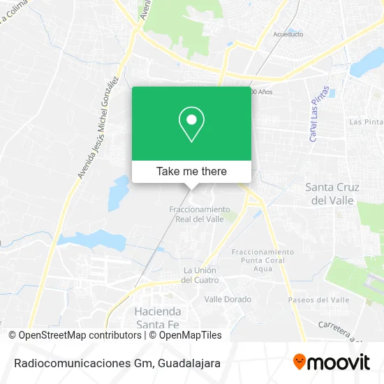 Radiocomunicaciones Gm map