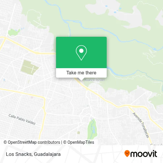 Los Snacks map