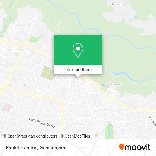 Raulet Eventos map