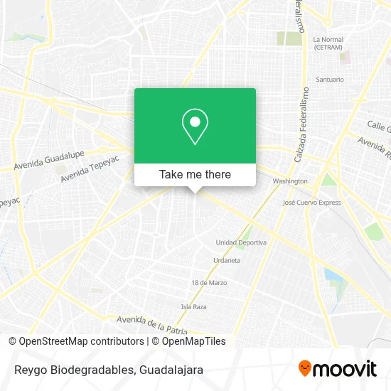 Reygo Biodegradables map