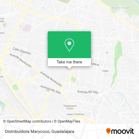 Distribuidora Marycoco map