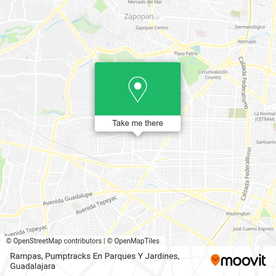 Rampas, Pumptracks En Parques Y Jardines map