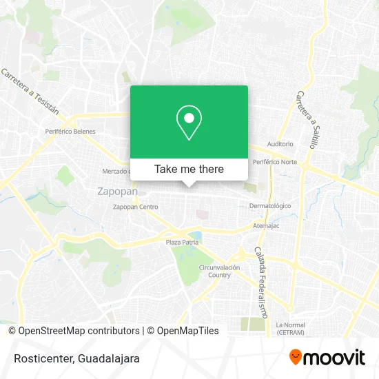 Rosticenter map