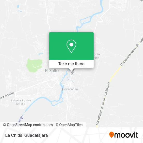 La Chida map