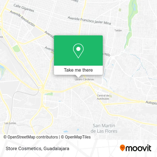 Store Cosmetics map