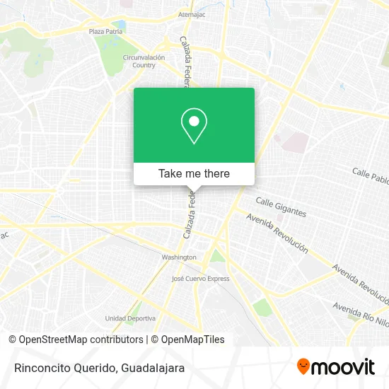 Rinconcito Querido map