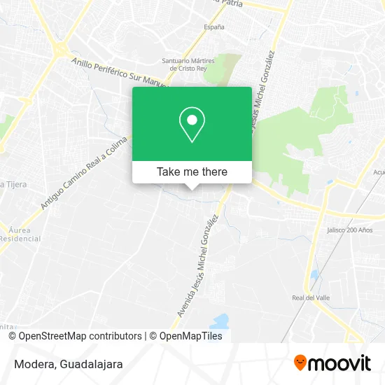 Modera map