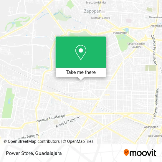 Power Store map