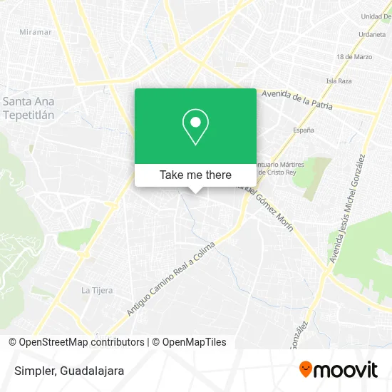 Simpler map