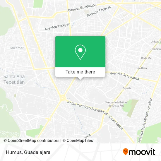 Humus map