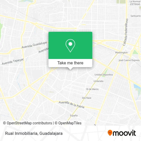 Rual Inmobiliaria map
