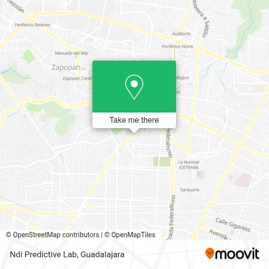 Ndi Predictive Lab map