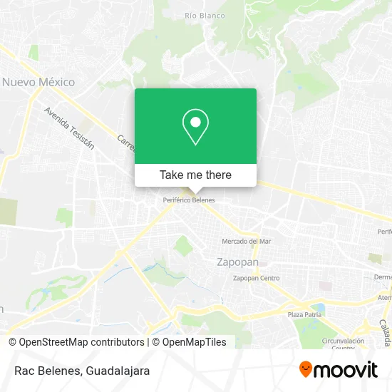 Rac Belenes map