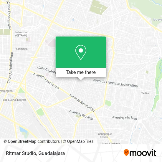 Ritmar Studio map