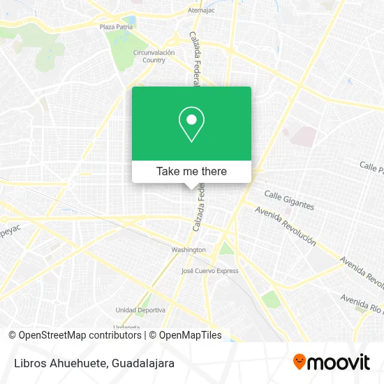 Libros Ahuehuete map