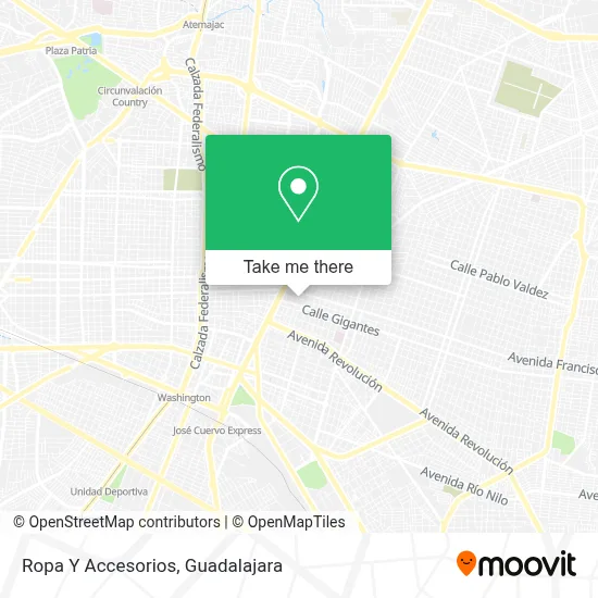 Ropa Y Accesorios map
