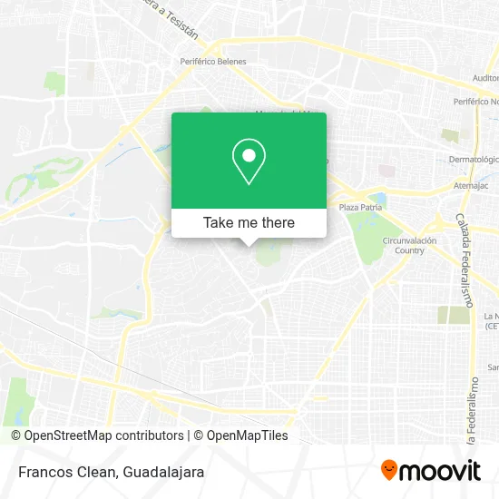 Francos Clean map