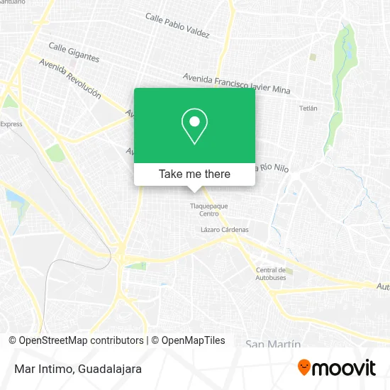 Mar Intimo map