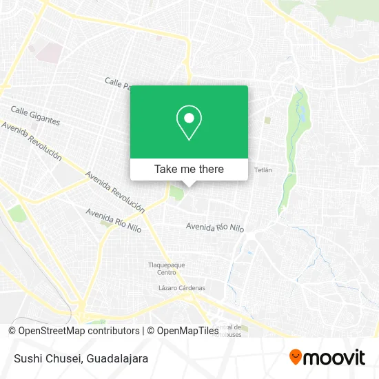 Sushi Chusei map