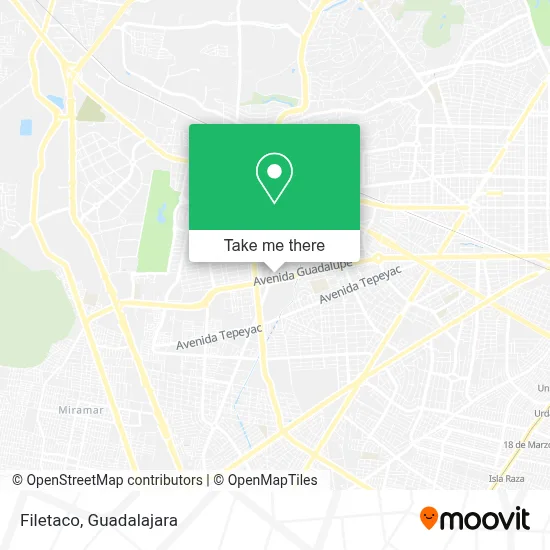 Filetaco map