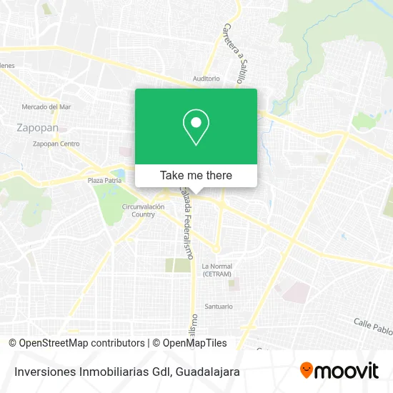 Inversiones Inmobiliarias Gdl map