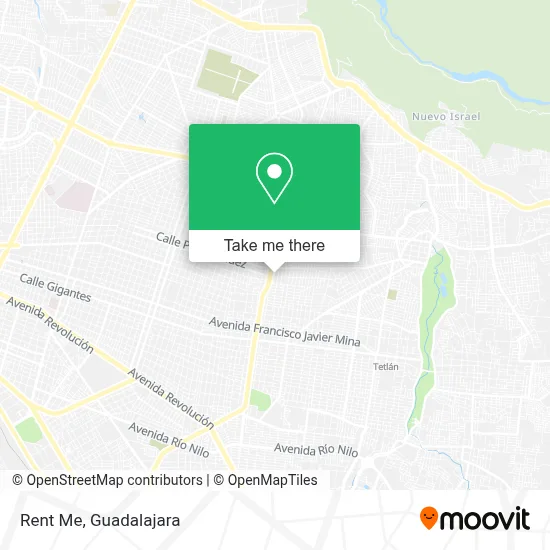 Rent Me map